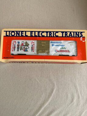 Lionel Trains 1991 Employee Christmas Car 6-19913 with Original Box